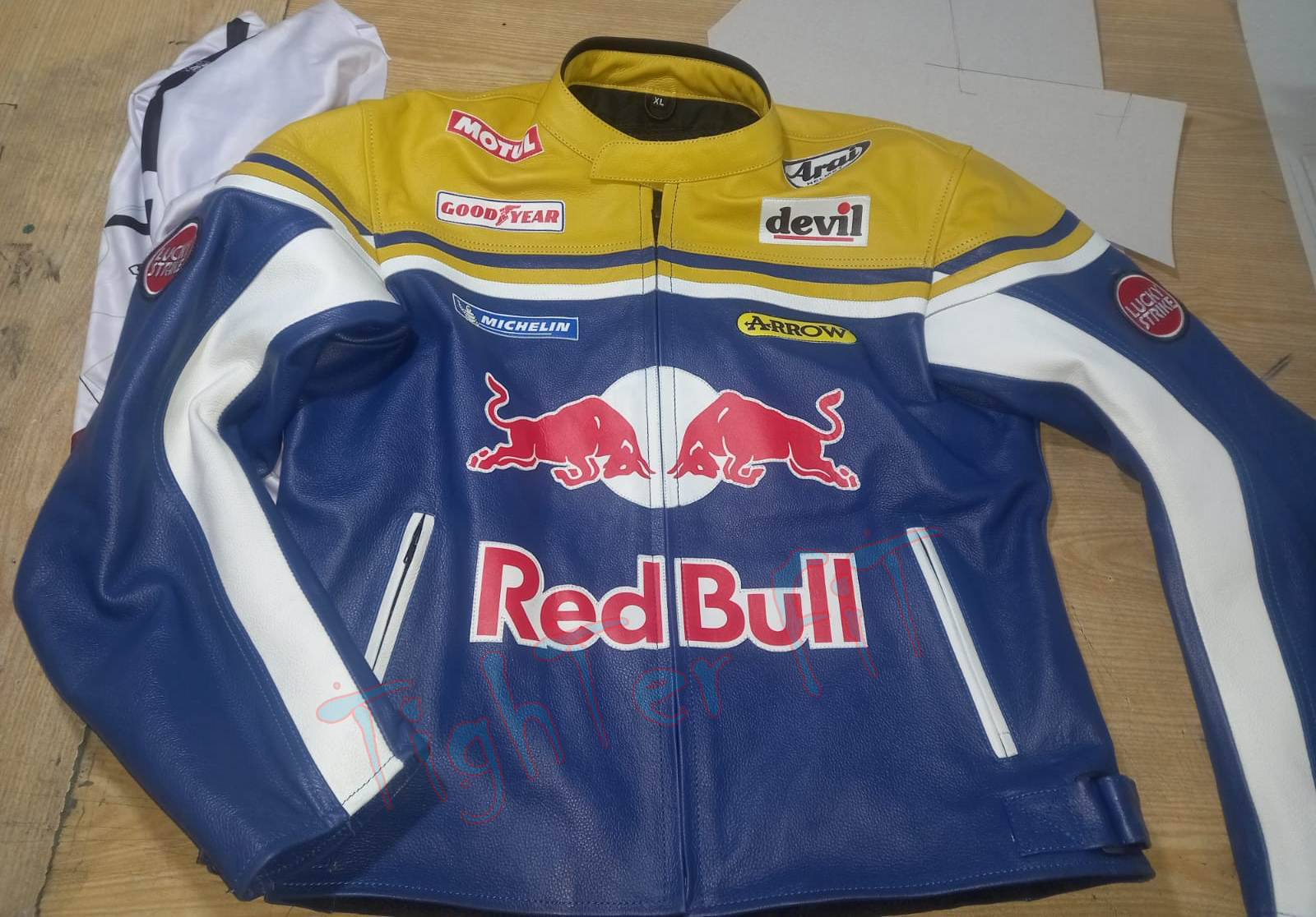 Custom Made Leather Racing Jacket